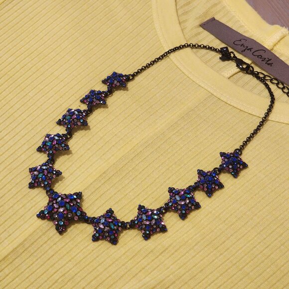 Brand New!! KATE SPADE NY: Bright Star| Multicolor Stones|Crystals|Black Metal - Picture 13 of 13
